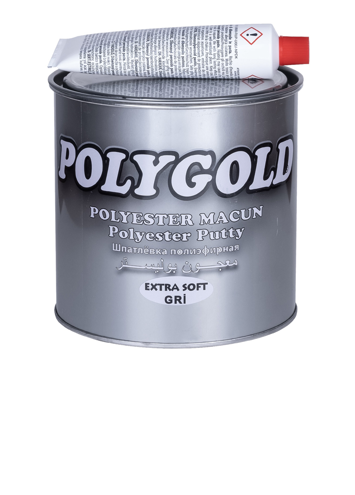 Polygold Polyester Macun Extra Soft Gri