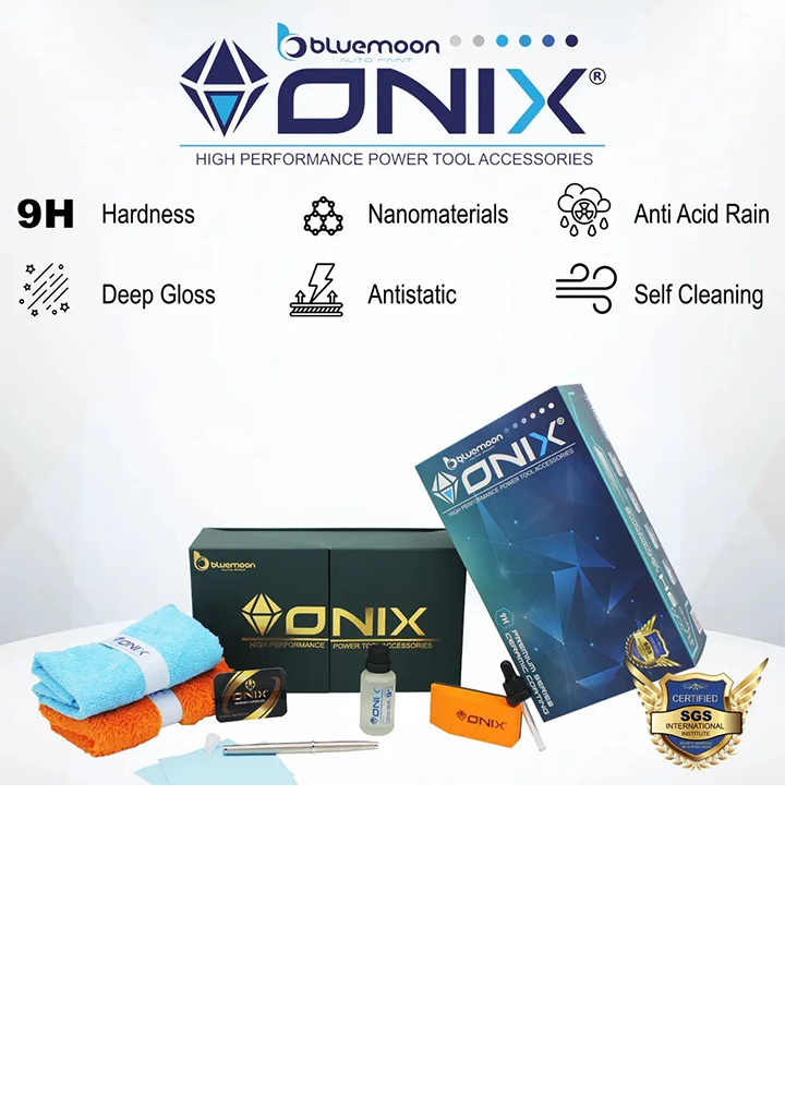 Bluemoon Onix 9H Premium Seri Nano Koruyucu Seramik Kaplama Seti